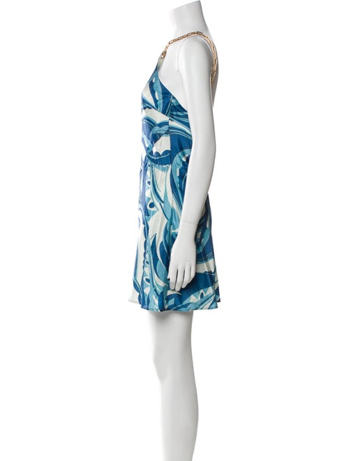 Cult Gaia Printed Mini Dress