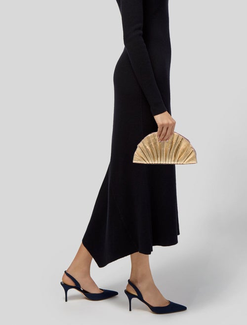 Cult Gaia Leather Evening Bag