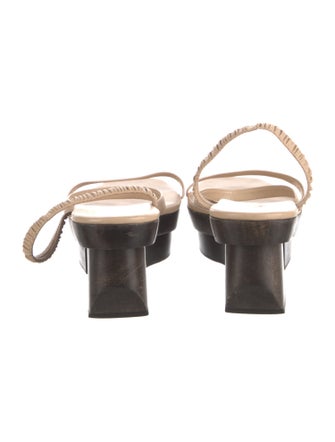 Cult Gaia Leather Slides