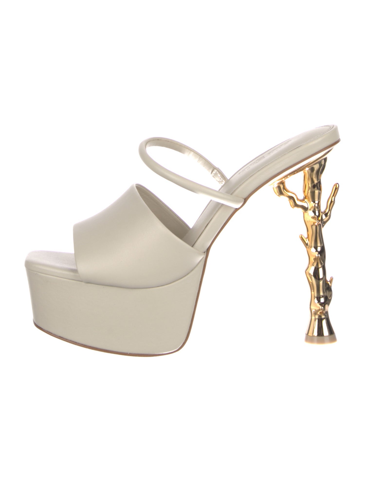 Cult Gaia Leather Slides