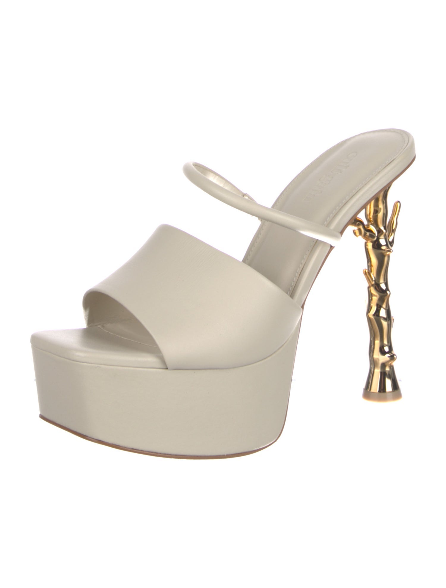 Cult Gaia Leather Slides