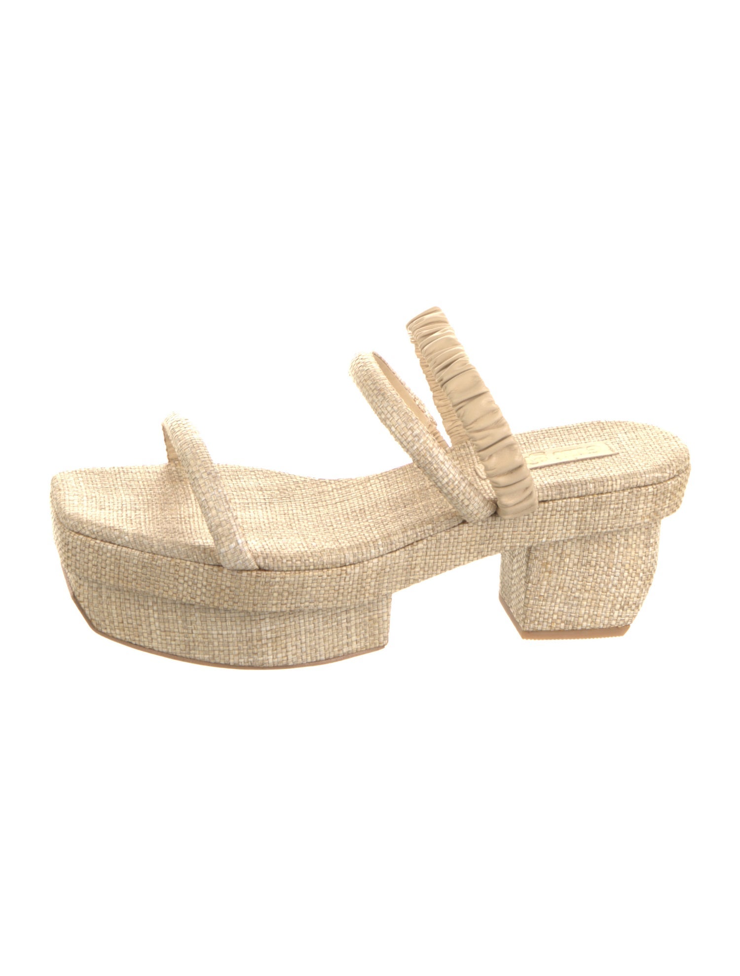 Cult Gaia Raffia Cutout Accent Espadrilles