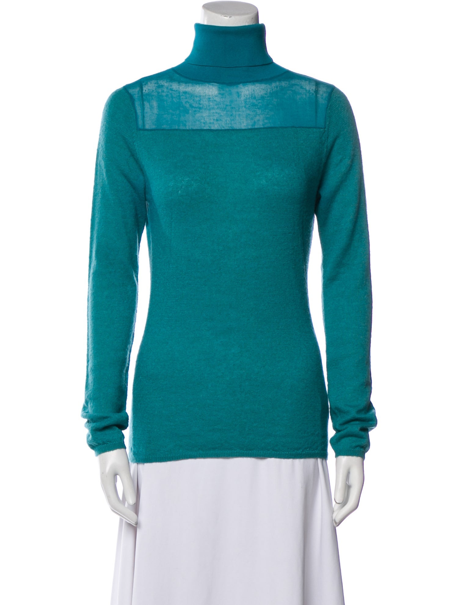 Cult Gaia Nylon Turtleneck Sweater