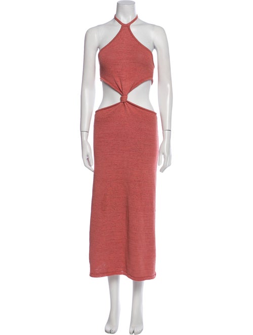 Cult Gaia Halterneck Midi Length Dress