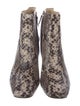 Cult Gaia Embossed Leather Animal Print Boots