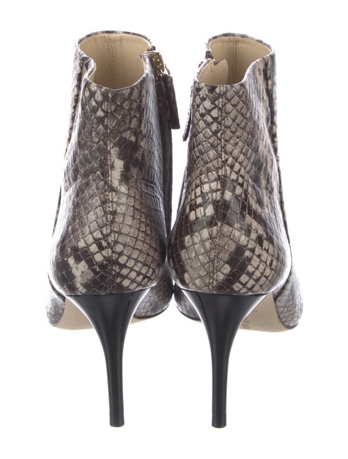 Cult Gaia Embossed Leather Animal Print Boots
