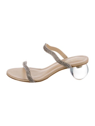 Cult Gaia Leather Slides