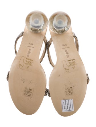 Cult Gaia Leather Slides