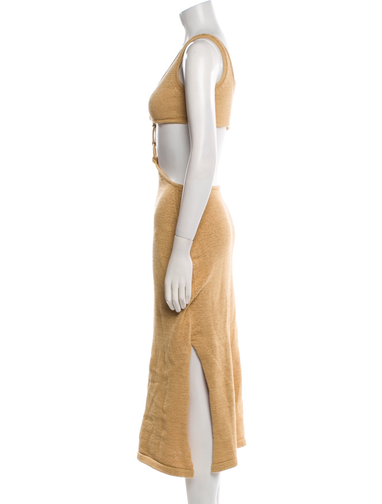 Cult Gaia V-Neck Long Dress