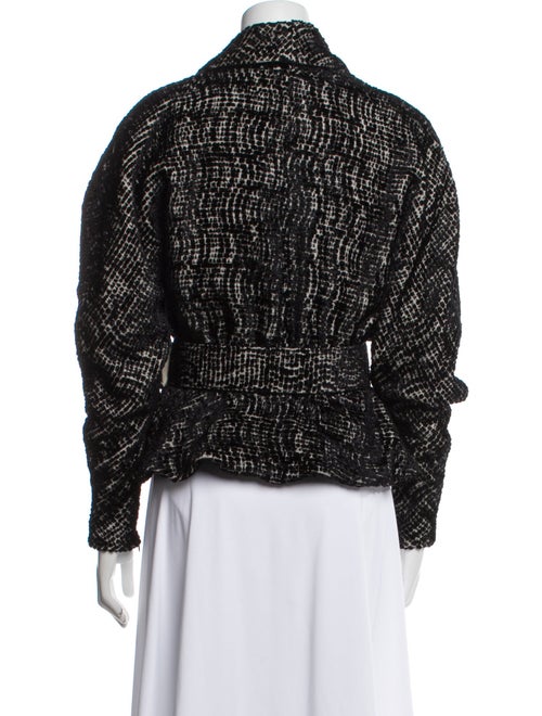 Cult Gaia Wool Tweed Pattern Evening Jacket