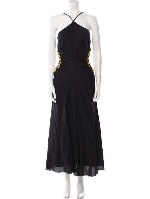 Cult Gaia Halterneck Long Dress