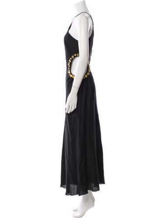 Cult Gaia Halterneck Long Dress