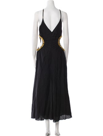 Cult Gaia Halterneck Long Dress