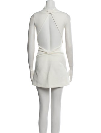 Cult Gaia Mock Neck Mini Dress