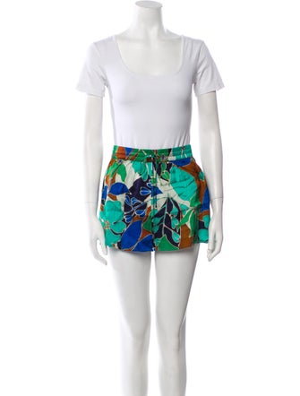 Cult Gaia Printed Cutout Accent Short Set