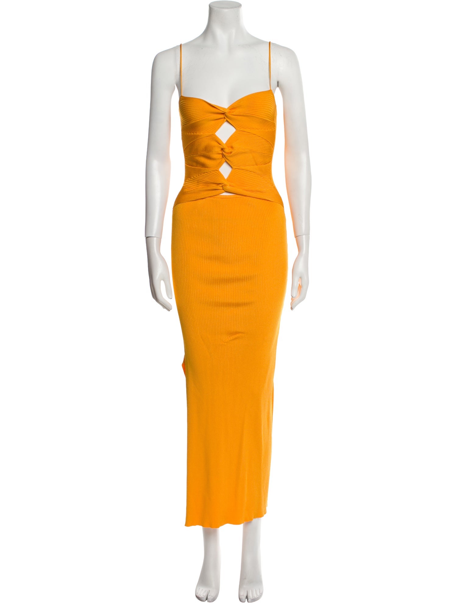 Cult Gaia V-Neck Long Dress