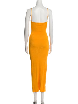 Cult Gaia V-Neck Long Dress