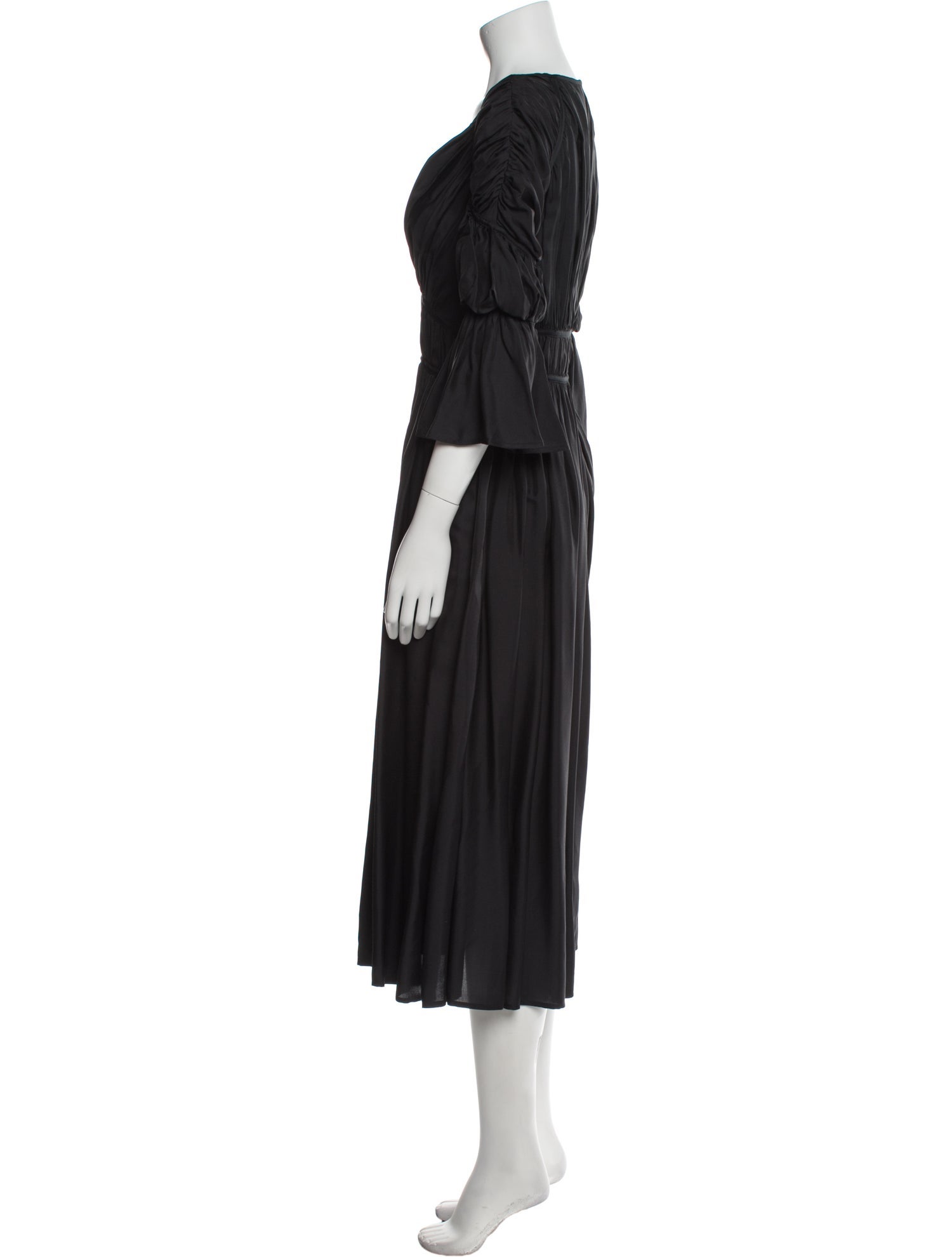 Cult Gaia V-Neck Midi Length Dress