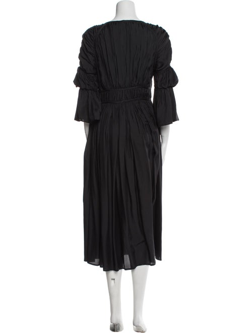 Cult Gaia V-Neck Midi Length Dress