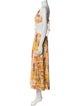 Cult Gaia Printed Long Dress