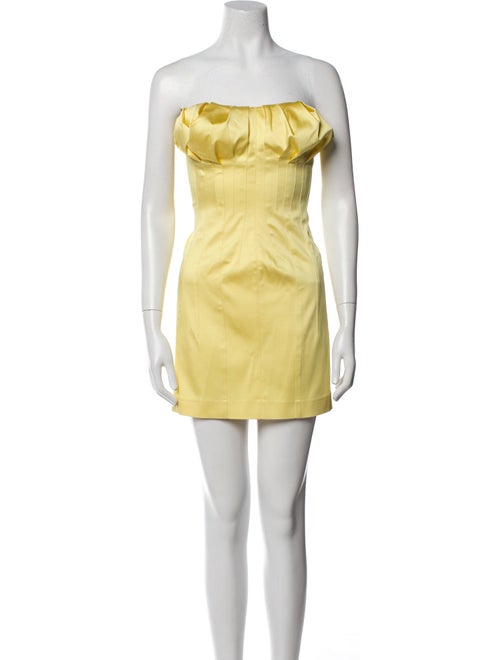 Cult Gaia Strapless Mini Dress