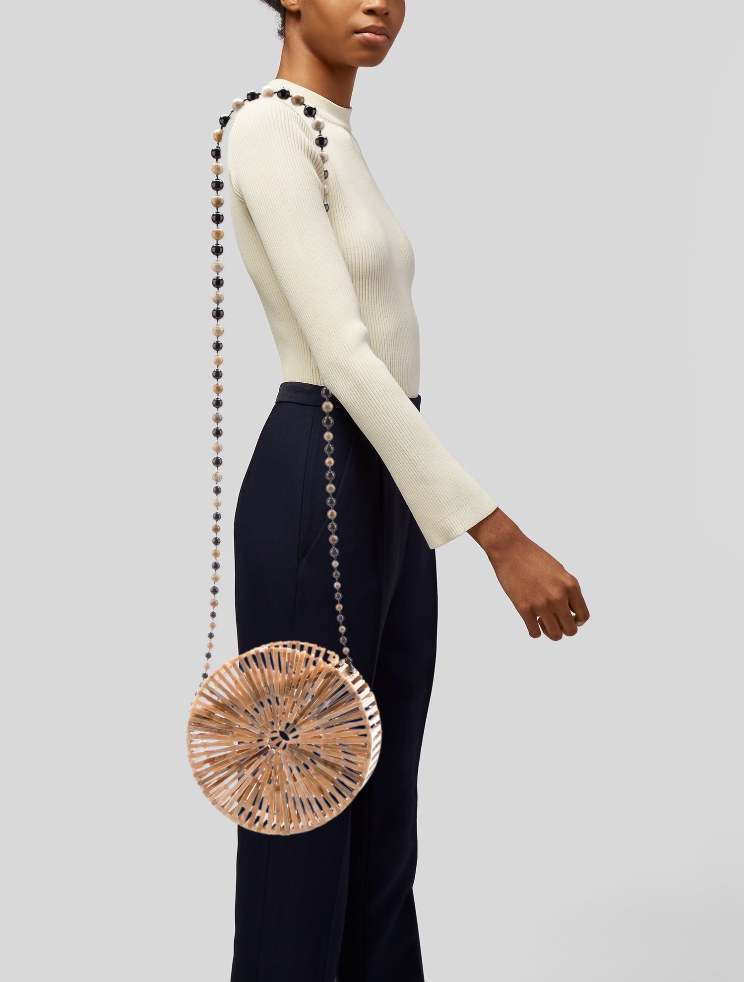 Cult Gaia Acrylic Shoulder Bag