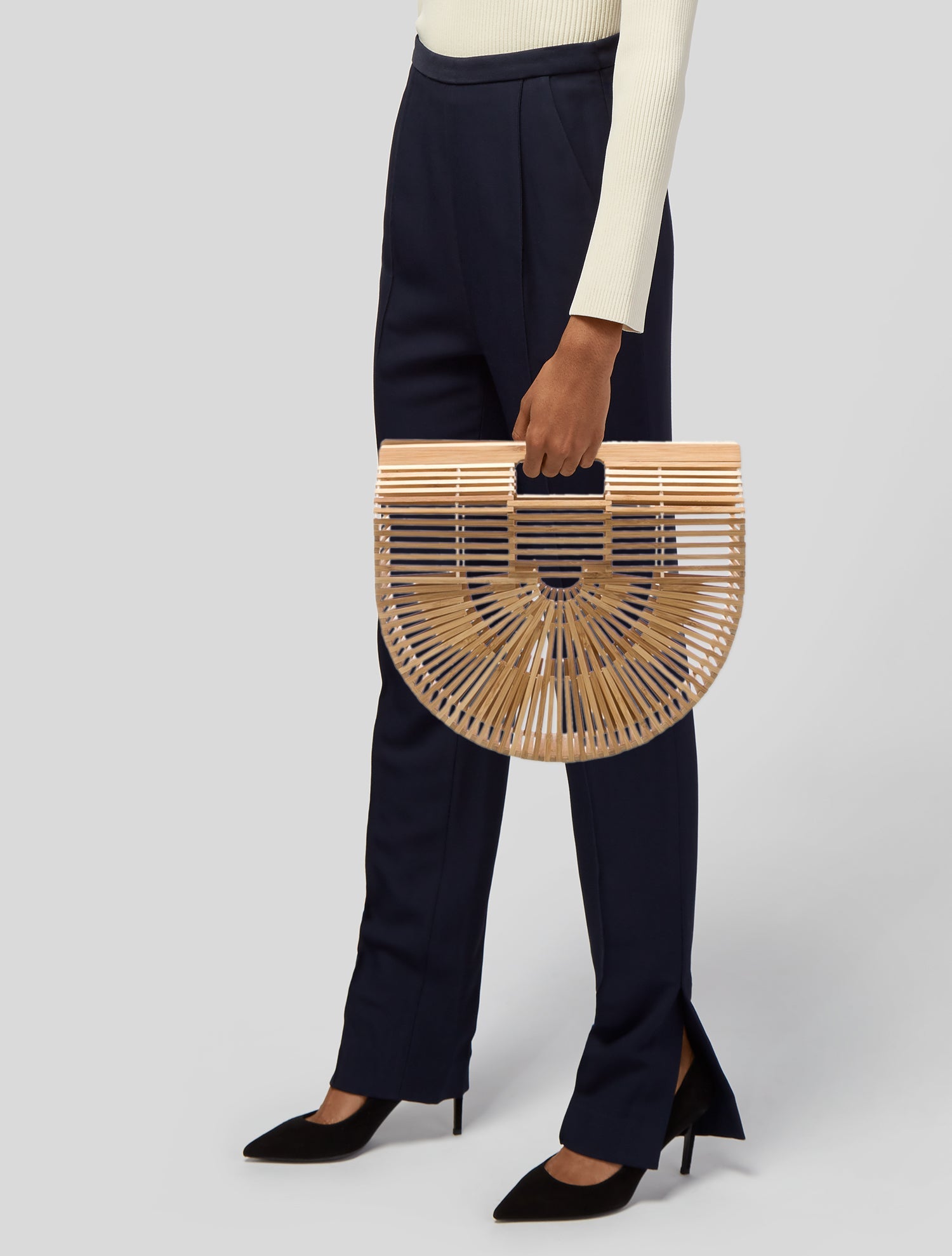 Cult Gaia Bamboo Top Handle Bag