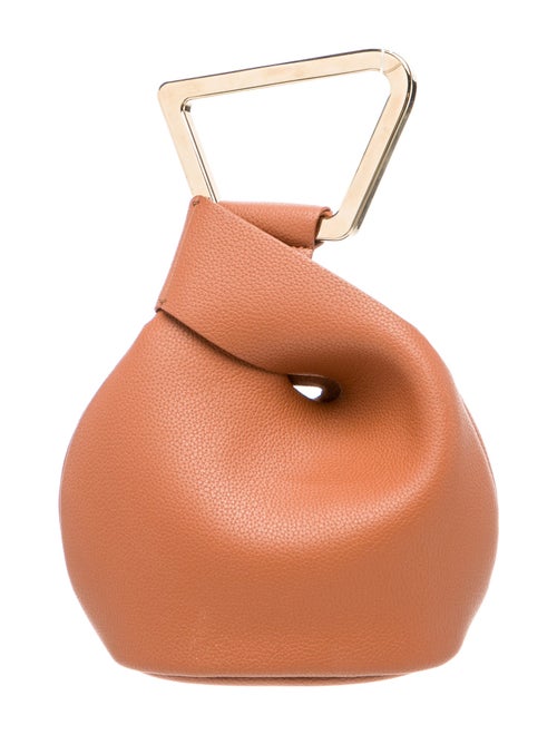 Cult Gaia Leather Top Handle Bag