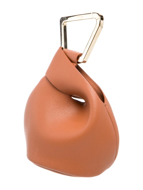 Cult Gaia Leather Top Handle Bag