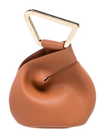 Cult Gaia Leather Top Handle Bag