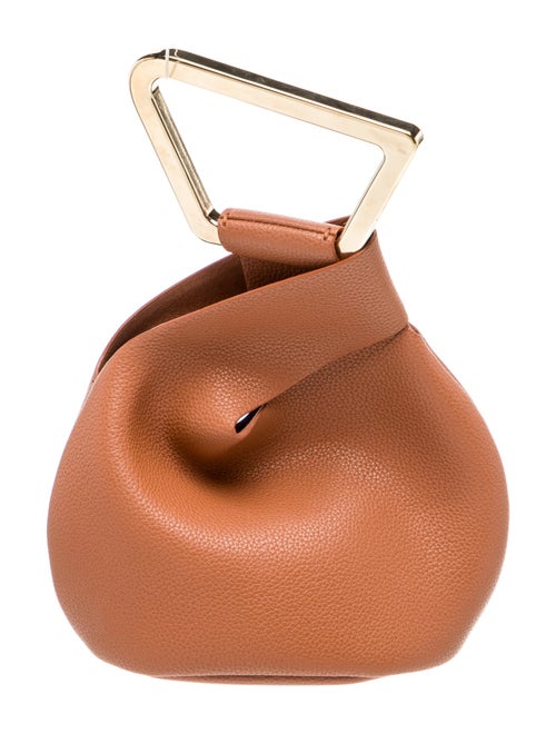 Cult Gaia Leather Top Handle Bag