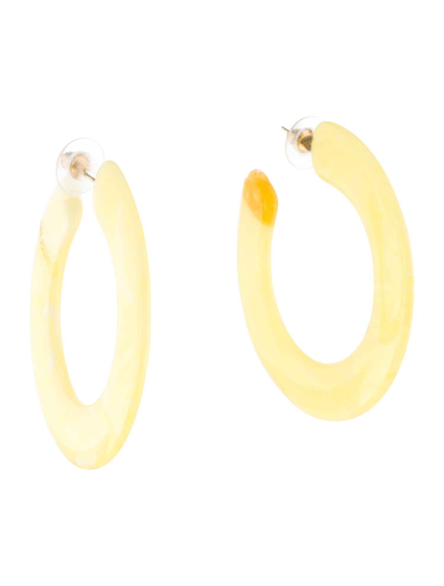 Cult Gaia Resin Hoop Earrings