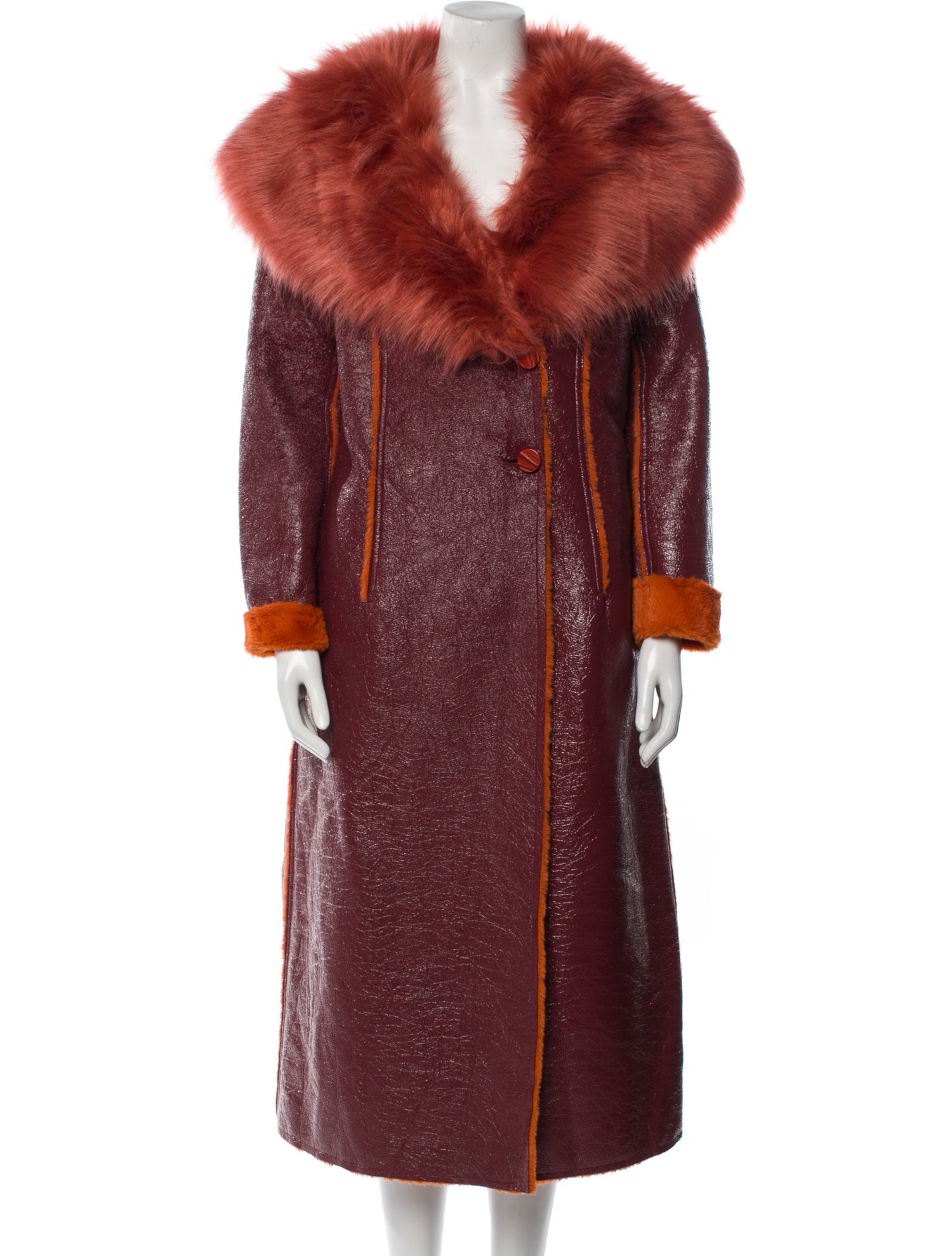 Cult Gaia Faux Leather Faux Fur Jacket w/ Tags