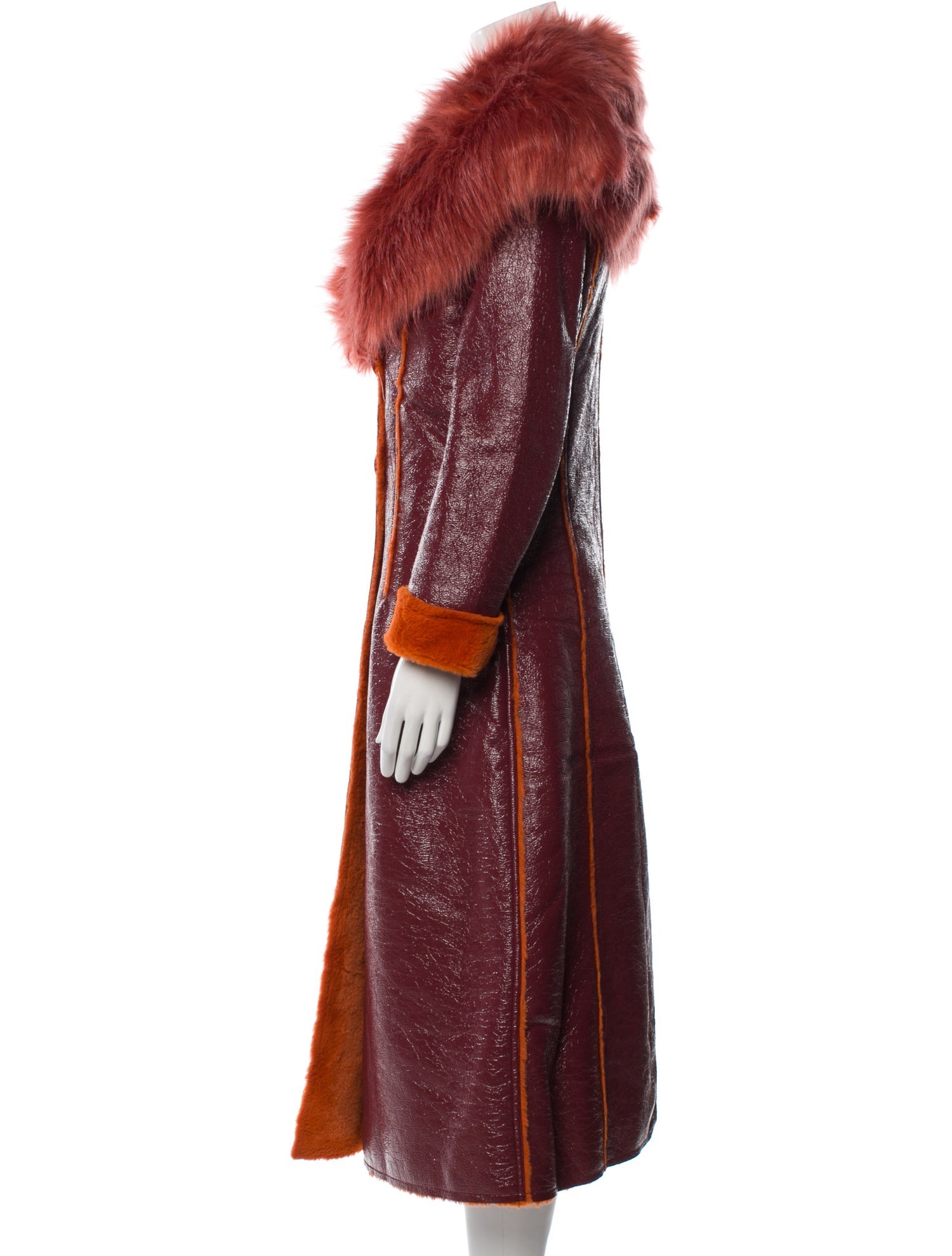 Cult Gaia Faux Leather Faux Fur Jacket w/ Tags