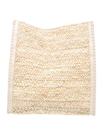 Cult Gaia Wicker Clutch