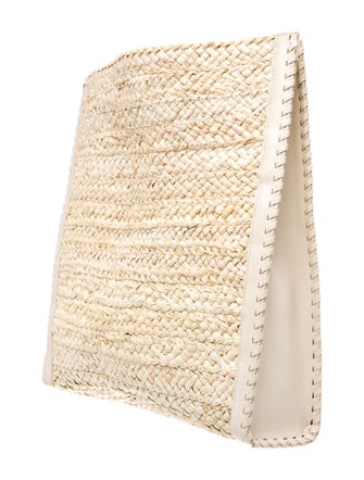 Cult Gaia Wicker Clutch