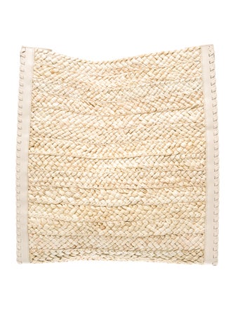 Cult Gaia Wicker Clutch