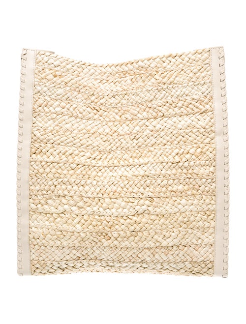 Cult Gaia Wicker Clutch