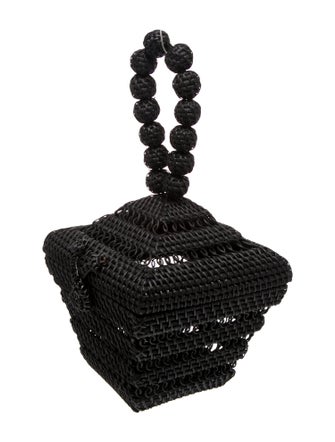 Cult Gaia Wicker Bucket Bag