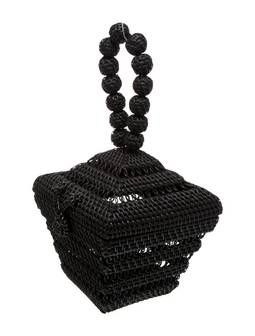 Cult Gaia Wicker Bucket Bag