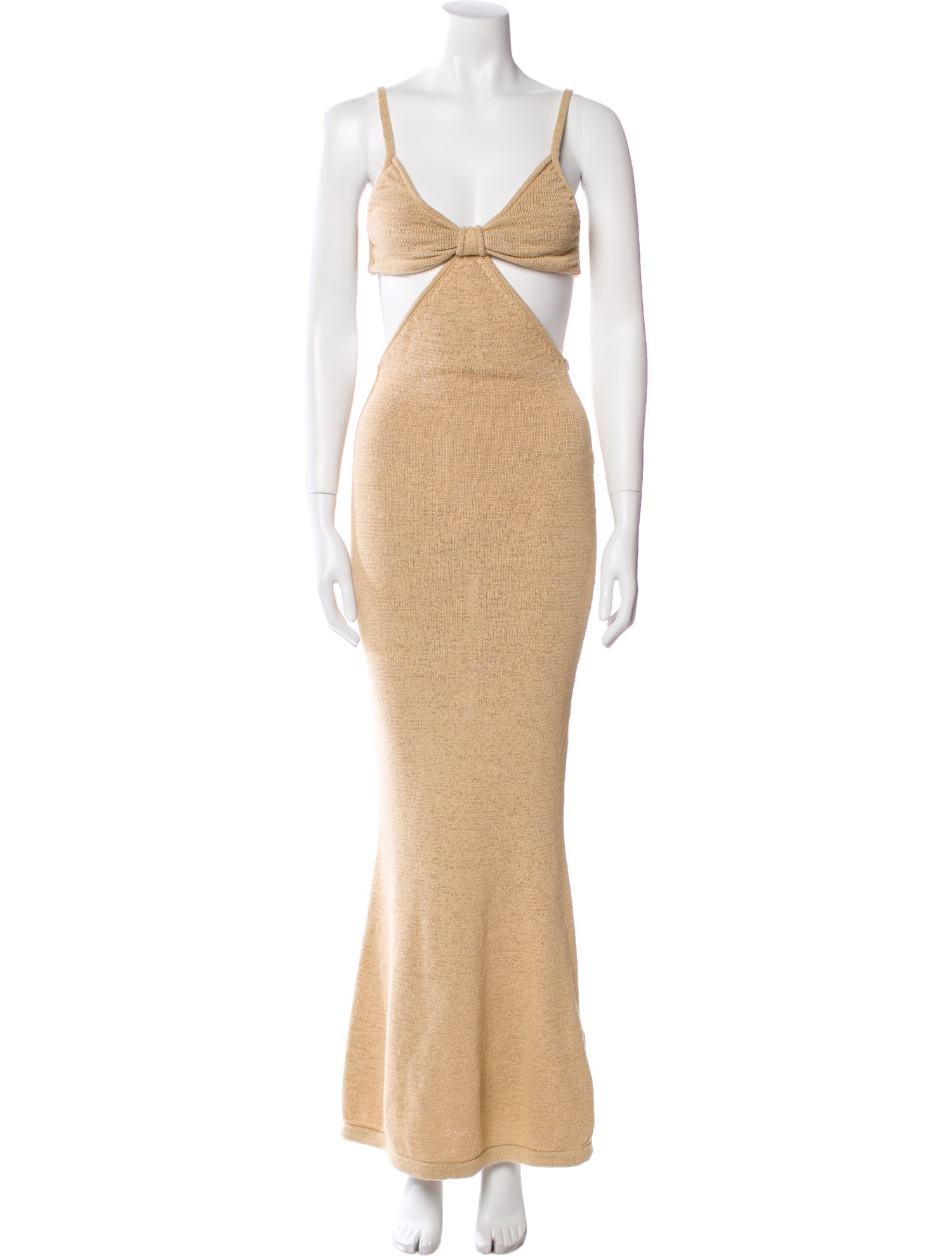 Cult Gaia V-Neck Long Dress