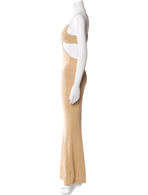 Cult Gaia V-Neck Long Dress