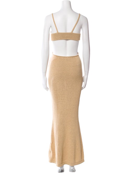 Cult Gaia V-Neck Long Dress