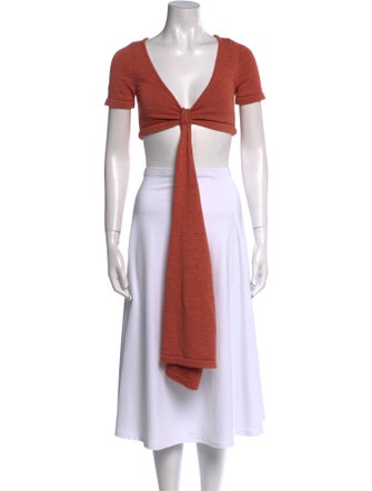 Cult Gaia V-Neck Mini Dress