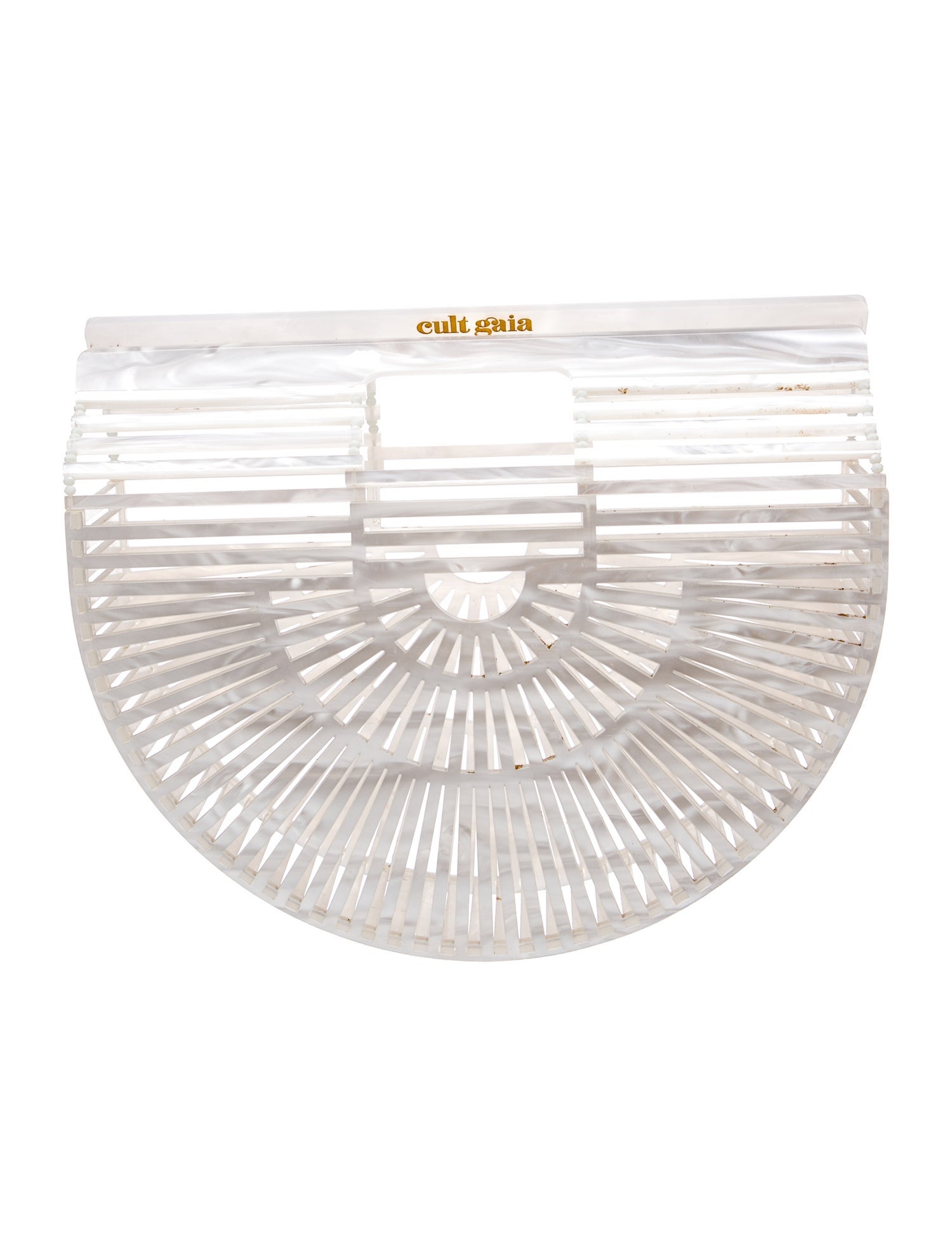 Cult Gaia Acrylic Top Handle Bag