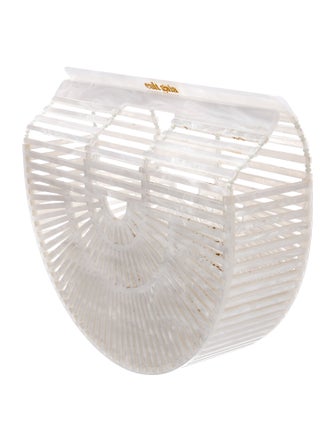 Cult Gaia Acrylic Top Handle Bag