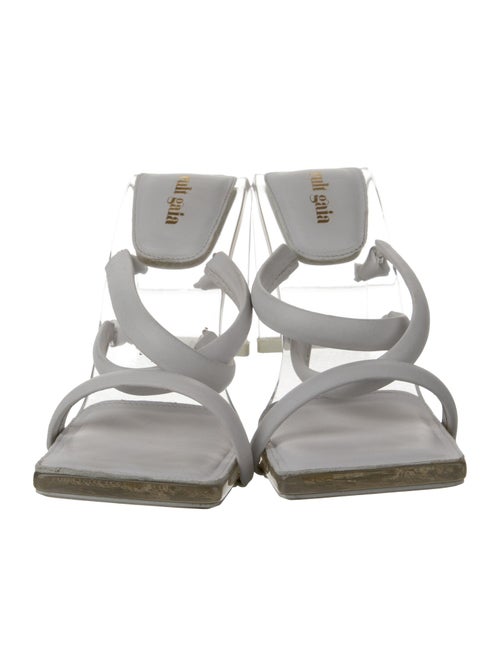 Cult Gaia Leather Slides