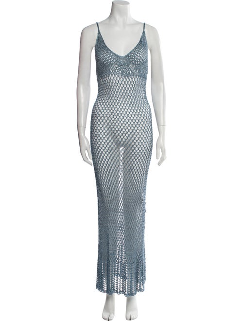 Cult Gaia Printed Long Dress