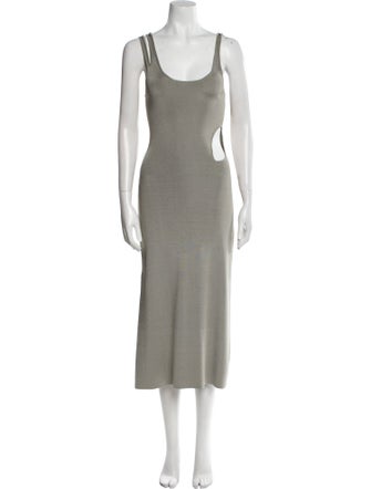 Cult Gaia Scoop Neck Long Dress