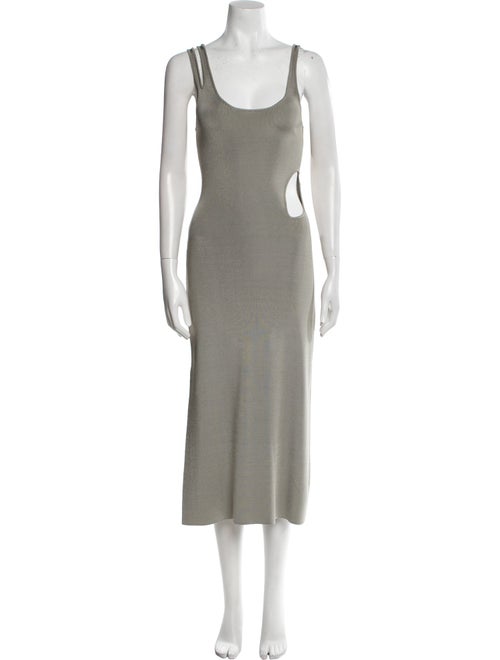 Cult Gaia Scoop Neck Long Dress